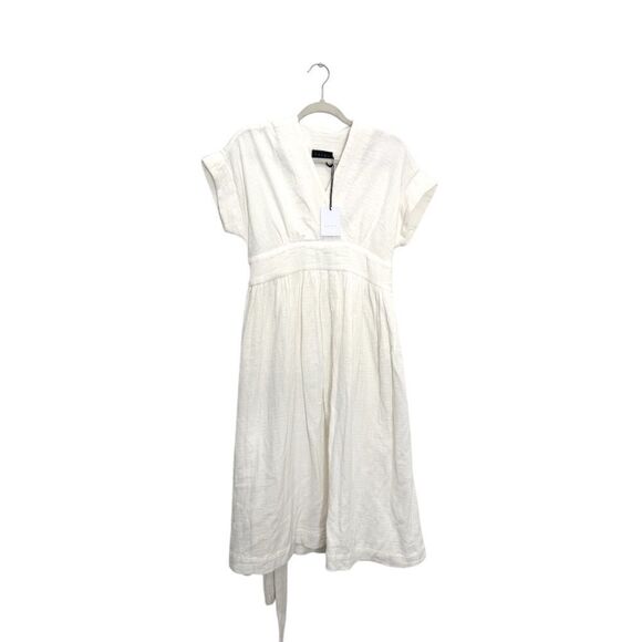 NWT Hatch The Carolina Maternity Dress in White Gauze Cotton - Picture 12 of 16